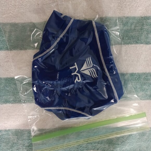 (*) VINTAGE 1" TYR SWIM BRIEF NAVY, KOREAN SIZE "90" (34"-36") (Pre-Owned) - Picture 7 of 8